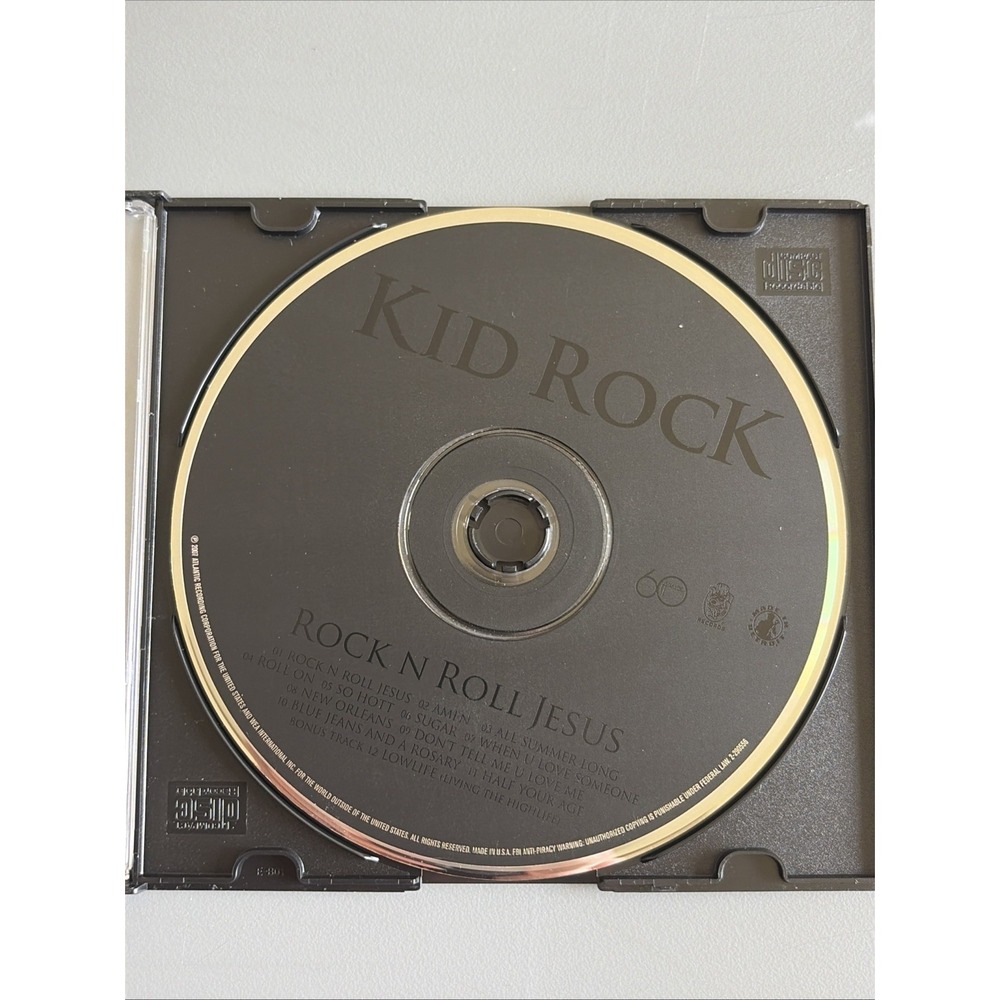 Kid Rock Rock N Roll Jesus CD Music Album Disc Only 2007 Atlantic